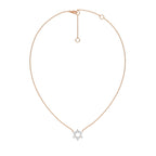 1/4 CT. Round Natural Diamond Star Pendant Necklace