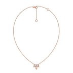 3/4 CT. Trio Marquise Lab Created Diamond Pendant Necklace