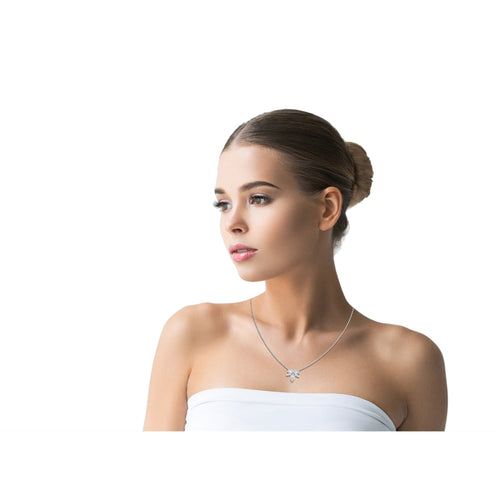 3/4 CT. Trio Marquise Natural Diamond Pendant Necklace