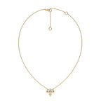 3/4 CT. Trio Marquise Natural Diamond Pendant Necklace