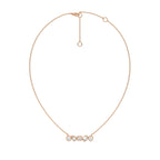 1 1/2 CT. Fancy Multi Shapes Lab Created Diamond Five Stones Necklace