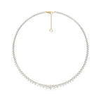 16 CT. Graduated Lab Created Diamond Necklace
