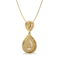 1/2 CT. Pear Shape Teardrop Natural Diamond Pendant
