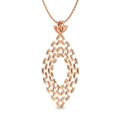 1 CT. Lab Created Diamond Studded Designer Pendant