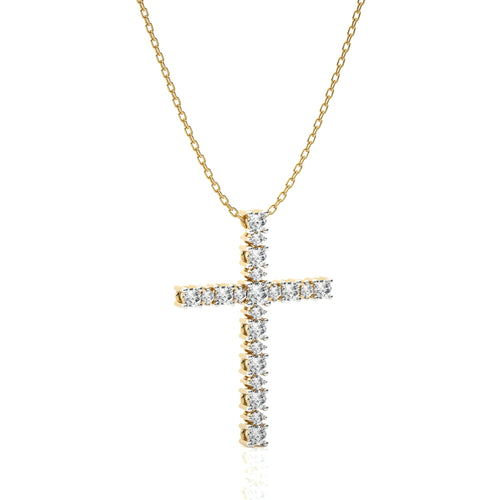 1/2 CT.Elegant Round Natural Diamond Pendant