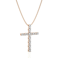 1/2 CT.Elegant Round Natural Diamond Pendant