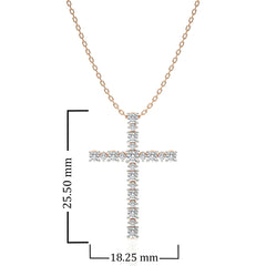 1/2 CT.Elegant Round Natural Diamond Pendant