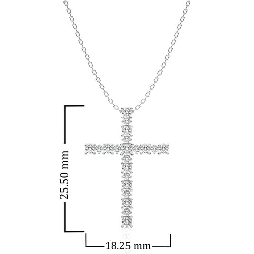 1/2 CT.Elegant Round Lab Created Diamond Pendant