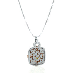 1 1/4 CT. Fancy Yellow Radiant Diamond  Fashion Pendant