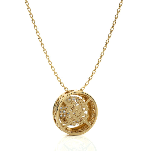 1/2 CT. Twilight Twinkle Lab Created Diamond Cluster Pendant