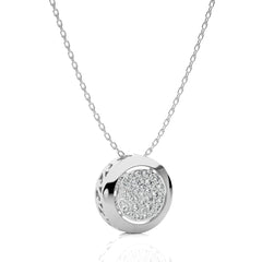 1/2 CT. Twilight Twinkle Lab Created Diamond Cluster Pendant