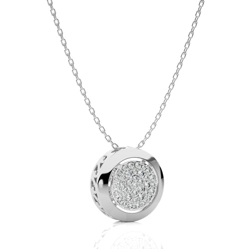 1/2 CT. Twilight Twinkle Lab Created Diamond Cluster Pendant