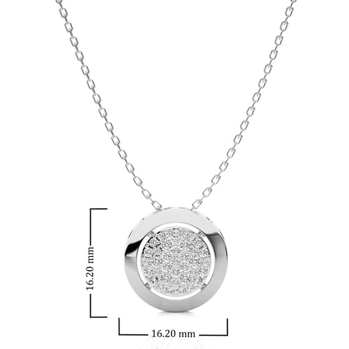 1/2 CT. Twilight Twinkle Lab Created Diamond Cluster Pendant