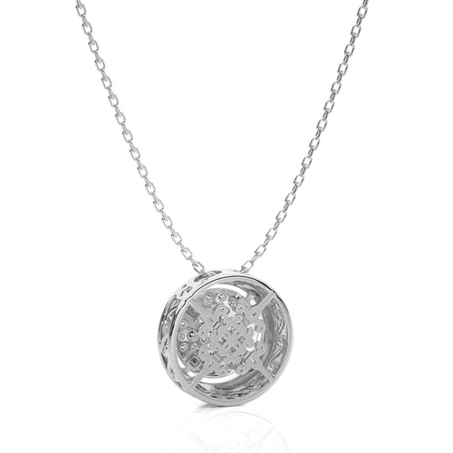 1/2 CT. Twilight Twinkle Lab Created Diamond Cluster Pendant