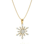 1/2 CT. The Sparkling Snowflake Lab Created Diamond Pendant