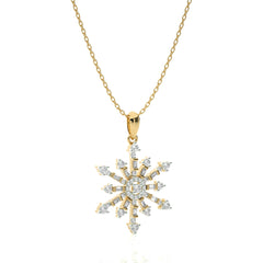 1/2 CT. The Sparkling Snowflake Lab Created Diamond Pendant