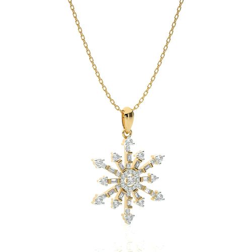 1/2 CT. The Sparkling Snowflake Lab Created Diamond Pendant
