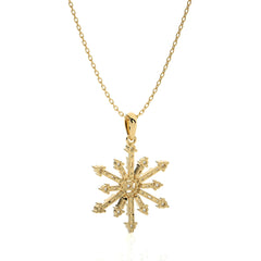 1/2 CT. The Sparkling Snowflake Lab Created Diamond Pendant