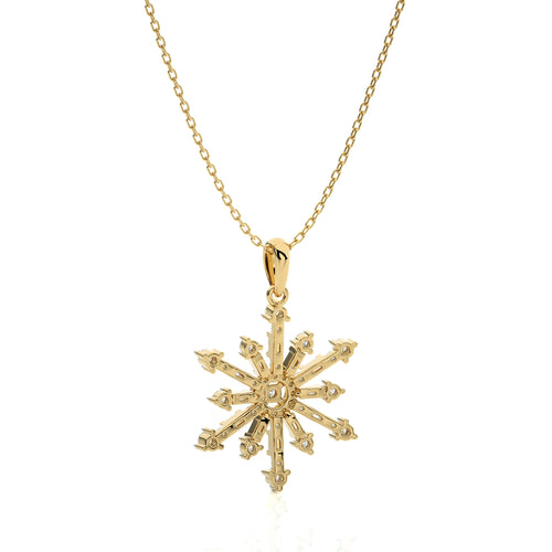 1/2 CT. The Sparkling Snowflake Lab Created Diamond Pendant