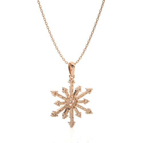 1/2 CT. The Sparkling Snowflake Lab Created Diamond Pendant