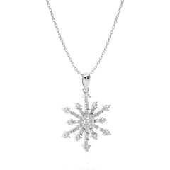 1/2 CT. The Sparkling Snowflake Lab Created Diamond Pendant
