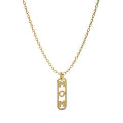 1 CT. Round Natural Diamond Mom Pendant