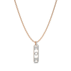 1 CT. Round Lab Created Diamond Mom Pendant