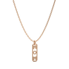 1 CT. Round Lab Created Diamond Mom Pendant