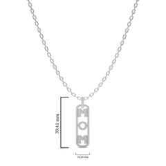 1 CT. Round Natural Diamond Mom Pendant