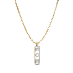 1 CT. Round Natural Diamond Mom Pendant