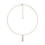 1/3 CT. Round Natural Diamont Heart Pendant