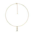 1/3 CT. Round Natural Diamont Heart Pendant