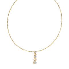 1/3 CT. Round Lab Created Diamont Heart Pendant