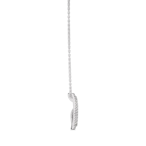 5/8 CT. Round Natural Diamond Heart Pendant