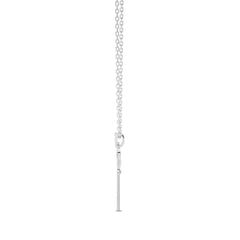 1/4 CT. Round Natural Diamond Key Pendant