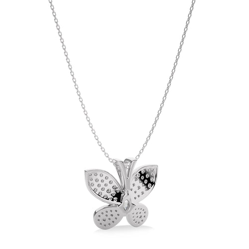 3/4 CT. Butterfly Lab Created Diamond Pendant