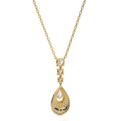 2 1/2 CT. Teardrop Cluster Cocktail Lab Created Diamond Fashion Pendant/Necklace.