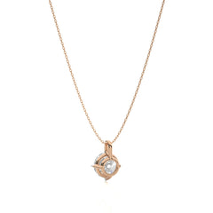 1 CT. Solitaire Round  Natural Diamond Pendant