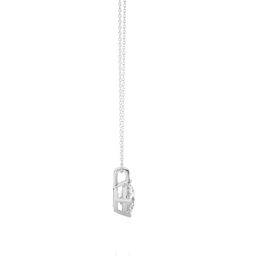 1 CT. Solitaire Round  Lab Created Diamond Pendant