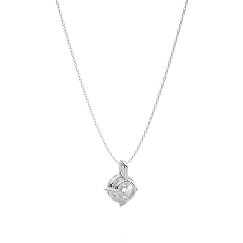 1 CT. Solitaire Round  Natural Diamond Pendant