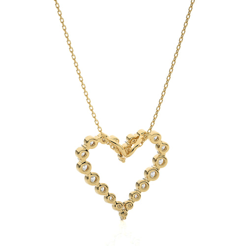 1 CT. The Sparkling Heart Lab Created Diamond Pendant