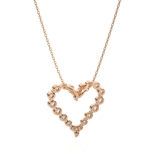 1 CT. The Sparkling Heart Lab Created Diamond Pendant