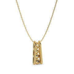 1/10 CT. Round Natural Diamond Pendant