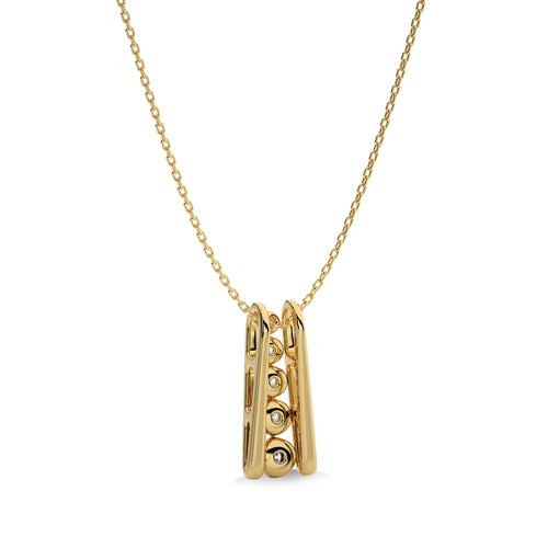 1/10 CT. Round Natural Diamond Pendant