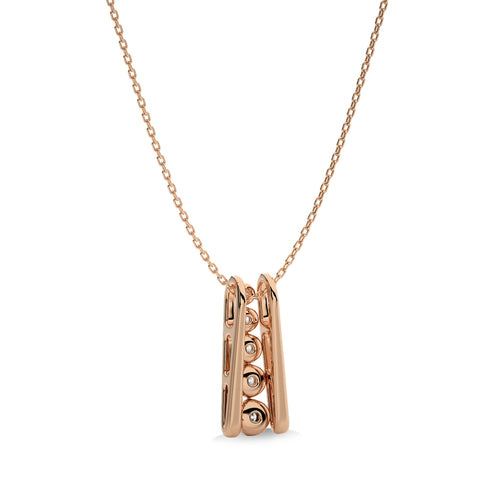 1/10 CT. Round Natural Diamond Pendant