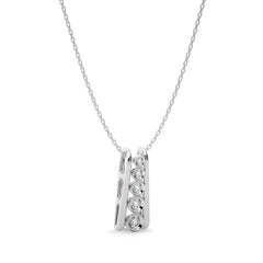 1/10 CT. Round Natural Diamond Pendant