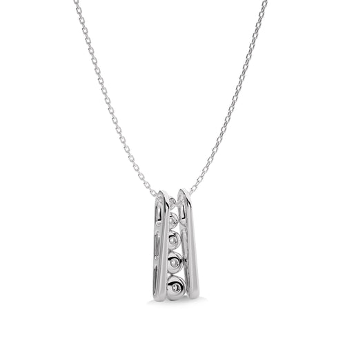 1/10 CT. Round Natural Diamond Pendant