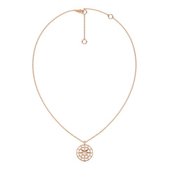 1/3 CT. Round Lab Created Diamond Starburst Coin Pendant