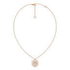 1/3 CT. Round Natural Diamond Starburst Coin Pendant