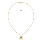 1/3 CT. Round Lab Created Diamond Starburst Coin Pendant